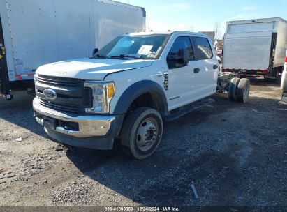 2017 FORD F-450 CHASSIS XL White  Diesel 1FD0W4HT2HEC11490 photo #3