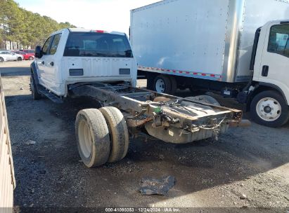 2017 FORD F-450 CHASSIS XL White  Diesel 1FD0W4HT2HEC11490 photo #4