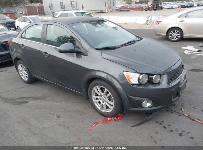 2012 CHEVROLET SONIC 2LT Gray  Gasoline 1G1JC5SH3C4210058 photo #1