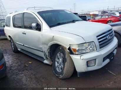 2004 INFINITI QX56 White  Gasoline 5N3AA08C74N809135 photo #1