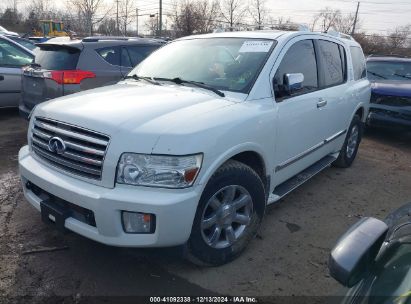 2004 INFINITI QX56 White  Gasoline 5N3AA08C74N809135 photo #3