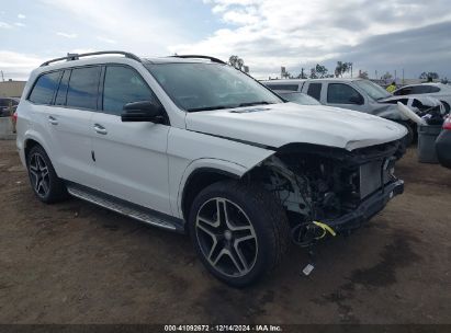 2017 MERCEDES-BENZ GLS 550 4MATIC White  Gasoline 4JGDF7DE5HA886039 photo #1