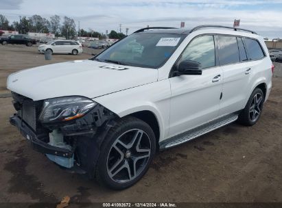 2017 MERCEDES-BENZ GLS 550 4MATIC White  Gasoline 4JGDF7DE5HA886039 photo #3