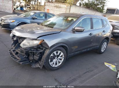 2016 NISSAN ROGUE S Gray  Gasoline 5N1AT2MT8GC829690 photo #3