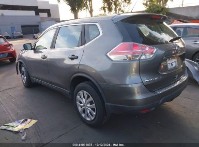 2016 NISSAN ROGUE S Gray  Gasoline 5N1AT2MT8GC829690 photo #4