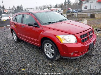 2007 DODGE CALIBER SXT Red  Gasoline 1B3HB48B27D568605 photo #1