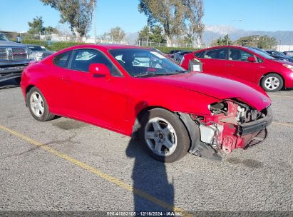 2003 HYUNDAI TIBURON GT V6 Red  Gasoline KMHHN65F73U074335 photo #1