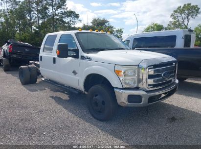 2016 FORD F-350 CHASSIS XLT White  Diesel 1FD8W3HT9GEC52646 photo #1