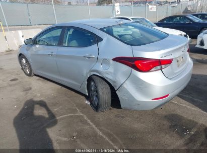 2014 HYUNDAI ELANTRA SE Gray  Gasoline 5NPDH4AE8EH500350 photo #4