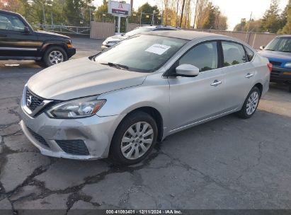 2016 NISSAN SENTRA S Silver  Gasoline 3N1AB7AP8GY326005 photo #3