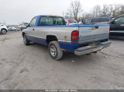 1996 DODGE RAM 1500 Blue  Gasoline 1B7HC16Z2TS524636 photo #4