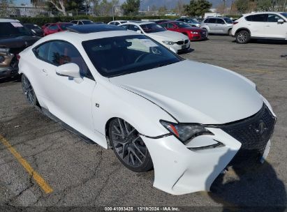 2016 LEXUS RC 350 White  Gasoline JTHHE5BCXG5013987 photo #1