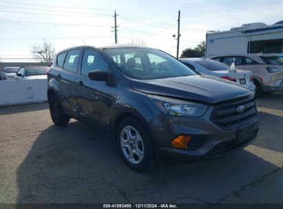 2019 FORD ESCAPE S Gray  Gasoline 1FMCU0F7XKUB05755 photo #1