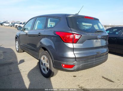 2019 FORD ESCAPE S Gray  Gasoline 1FMCU0F7XKUB05755 photo #4