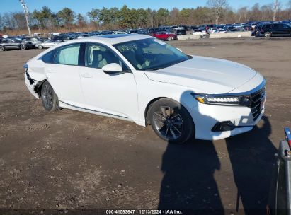 2021 HONDA ACCORD EX-L White  Gasoline 1HGCV1F50MA092168 photo #1