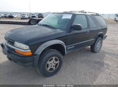 1999 CHEVROLET BLAZER Black  Gasoline 1GNCT18W4XK201053 photo #3