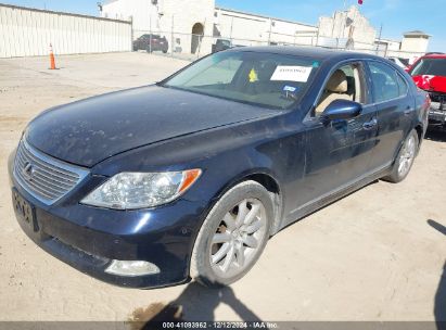 2008 LEXUS LS 460 Blue  Gasoline JTHBL46F385067188 photo #3