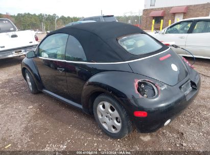 2003 VOLKSWAGEN NEW BEETLE GLS Black  Gasoline 3VWCK21Y53M313230 photo #4