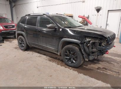 2017 JEEP CHEROKEE TRAILHAWK Black  Flexible Fuel 1C4PJMBS8HW648454 photo #1