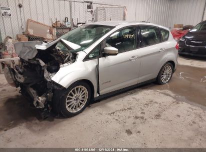 2013 FORD C-MAX HYBRID SE Silver  Hybrid 1FADP5AU5DL533807 photo #3