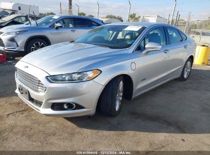 2013 FORD FUSION ENERGI TITANIUM Silver  Hybrid 3FA6P0SU0DR303944 photo #3