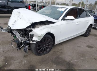 2013 AUDI A4 2.0T PREMIUM White  Flexible Fuel WAUAFAFL9DN020800 photo #3