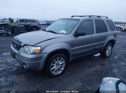 2007 FORD ESCAPE HYBRID Gray  Gasoline 1FTPX14575FA25018 photo #3