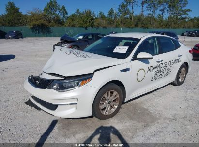 2016 KIA OPTIMA LX White  Gasoline KNAGT4L31G5070863 photo #3