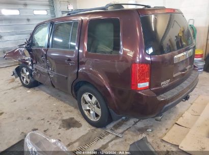 2010 HONDA PILOT EX-L Maroon  Gasoline 5FNYF4H65AB021253 photo #4