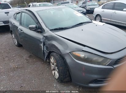 2013 DODGE DART SXT Gray  Gasoline 1C3CDFBA4DD317132 photo #1