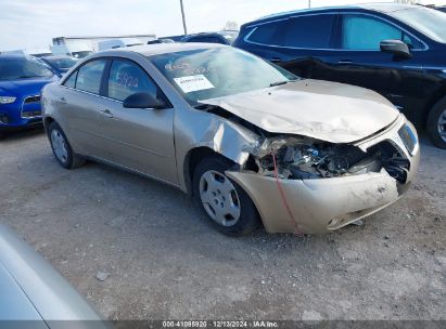 2006 PONTIAC G6 Gold  Gasoline 1G2ZF55B564275592 photo #1