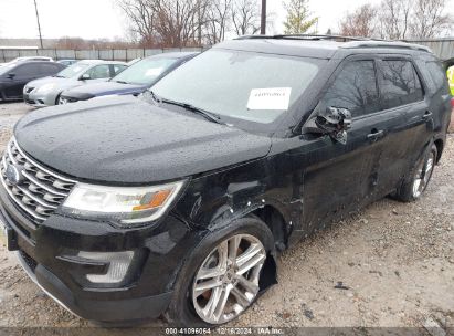 2017 FORD EXPLORER XLT Black  Gasoline 1FM5K8D82HGD83064 photo #3