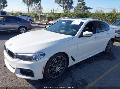 2018 BMW 540I White  Gasoline WBAJE5C58JWA94640 photo #3