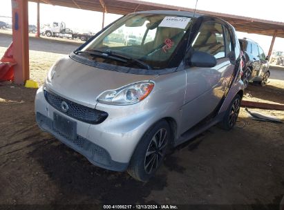 2013 SMART FORTWO PASSION/PURE Silver  Gasoline WMEEJ3BA9DK655098 photo #3