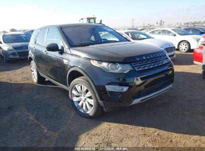 2016 LAND ROVER DISCOVERY SPORT HSE LUX Black  Gasoline SALCT2BG5GH550356 photo #1