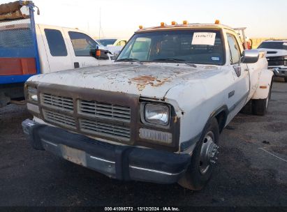 1991 DODGE D-SERIES D300/D350 White  Diesel 1B7ME3687MS211935 photo #3