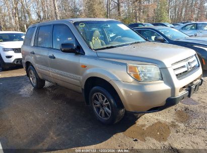 2006 HONDA PILOT LX Gold  Gasoline 5FNYF18136B000234 photo #1