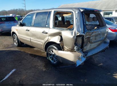 2006 HONDA PILOT LX Gold  Gasoline 5FNYF18136B000234 photo #4