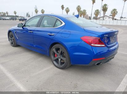 2019 GENESIS G70 3.3T ADVANCED Blue  Gasoline KMTG34LE8KU015539 photo #4