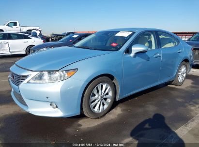 2013 LEXUS ES 300H Light Blue  Hybrid JTHBW1GG0D2014084 photo #3