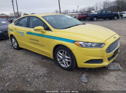 2013 FORD FUSION SE Yellow  Gasoline 3FA6P0HR5DR269714 photo #1