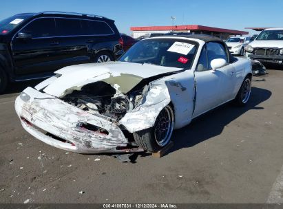 1991 MAZDA MX-5 MIATA White  Gasoline JM1NA3519M0209295 photo #3