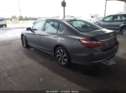 2016 HONDA ACCORD EX-L Gray  Gasoline 1HGCR2F88GA187201 photo #4