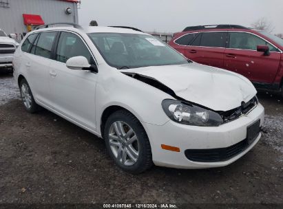 2012 VOLKSWAGEN JETTA SPORTWAGEN 2.0L TDI White  Diesel 3VWPL7AJ3CM620183 photo #1