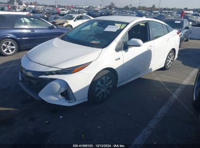 2022 TOYOTA PRIUS PRIME LE White  Hybrid JTDKAMFP0N3198375 photo #3