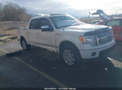 2009 FORD F-150 FX4/KING RANCH/LARIAT/PLATINUM/XL/XLT White  Flexible Fuel 1FTPW14V89FA44010 photo #1