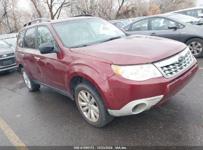 2012 SUBARU FORESTER 2.5X PREMIUM Red  Gasoline JF2SHADC0CH465610 photo #1