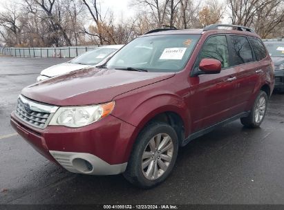 2012 SUBARU FORESTER 2.5X PREMIUM Red  Gasoline JF2SHADC0CH465610 photo #3