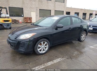 2011 MAZDA MAZDA3 I TOURING Black  Gasoline JM1BL1VF2B1497925 photo #3