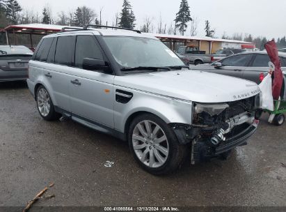 2008 LAND ROVER RANGE ROVER SPORT Silver  Gasoline SALSH23498A149002 photo #1